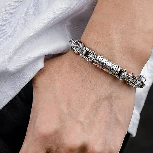 Water ripple irregular domineering bracelet